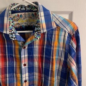 Robert Graham Rainbow Shirt